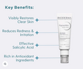 بيجمينت بيو كريم العناية اليومية بعامل حماية SPF +50 للبشرة الجافة والحساسة يضيء ويحمي فوراً يساعد على تقليل ظهور البقع الداكنة 40مل
