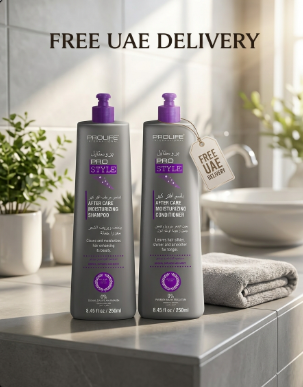 Prostyle Keratin Shampoo & Conditioner Sulphate & Parabene for smoth and long lasting result Free 250ml X2