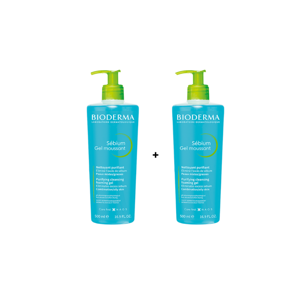 Sebium Moussant Purifying Cleansing Foaming Gel 500ml Special 2 For 119 AED